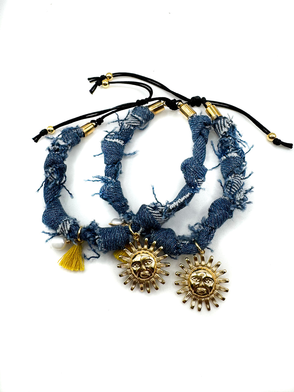 Sol denim bracelet