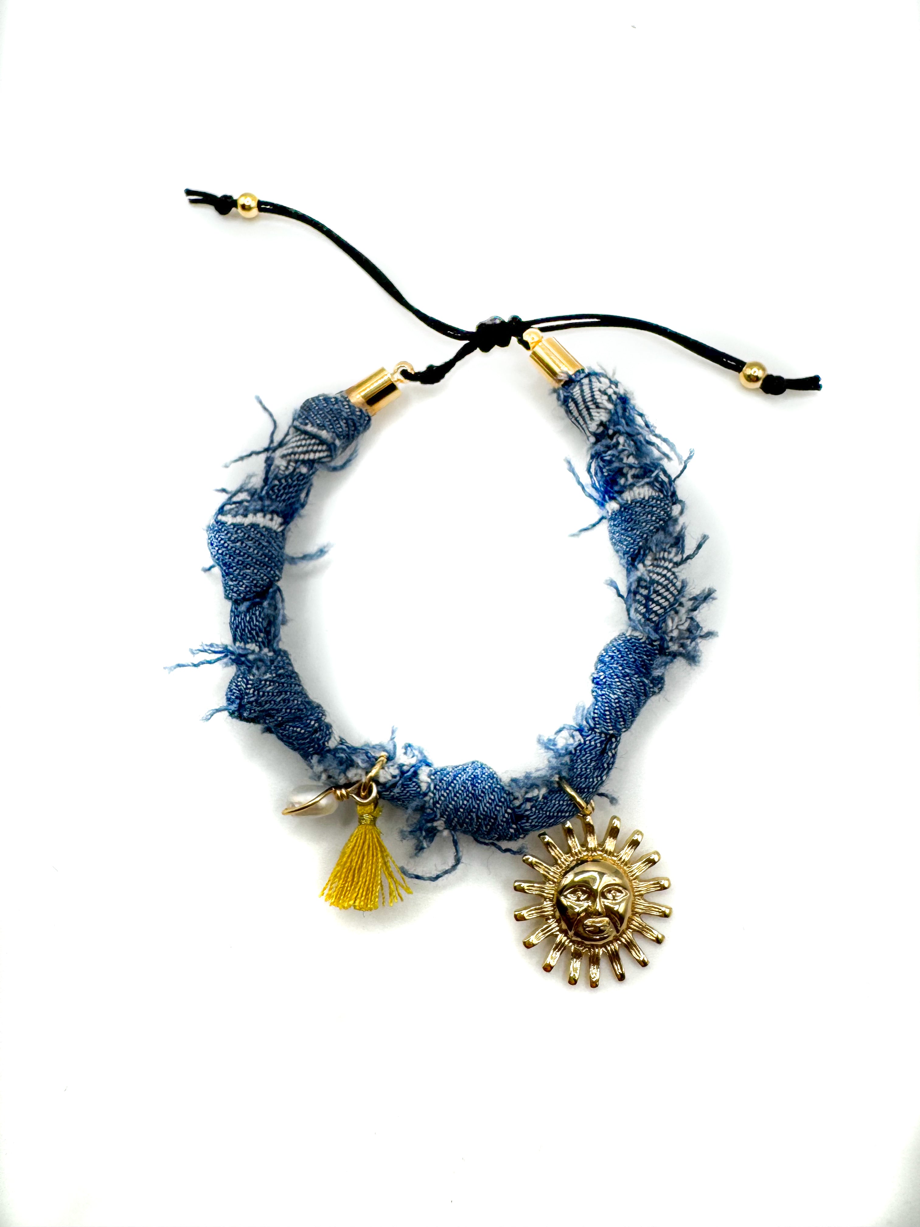 Sol denim bracelet